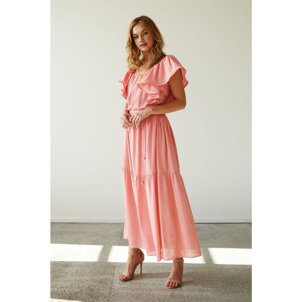 Elliatt Tiered Maxi Dress Sz XS